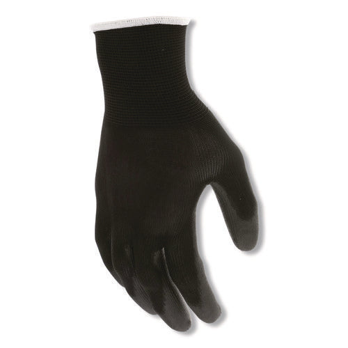 Image of MCR Safety Work Gloves, Black, Medium, Dozen