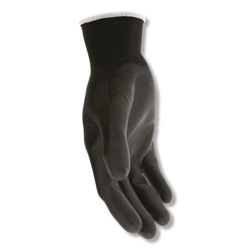 Image of MCR Safety Work Gloves, Black, Medium, Dozen