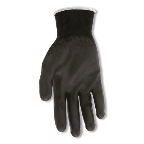 Image of MCR Safety Work Gloves, Black, Medium, Dozen