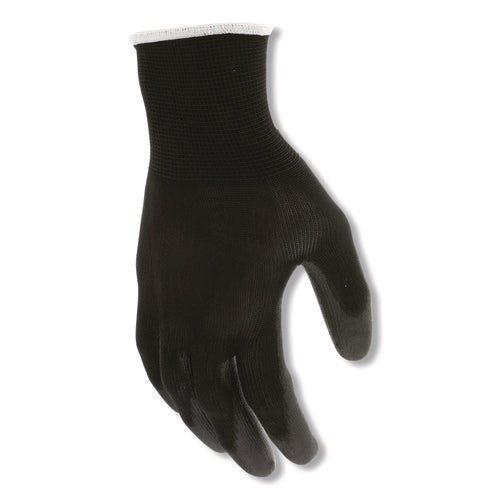 Image of MCR Safety Work Gloves, Black, Small, Dozen