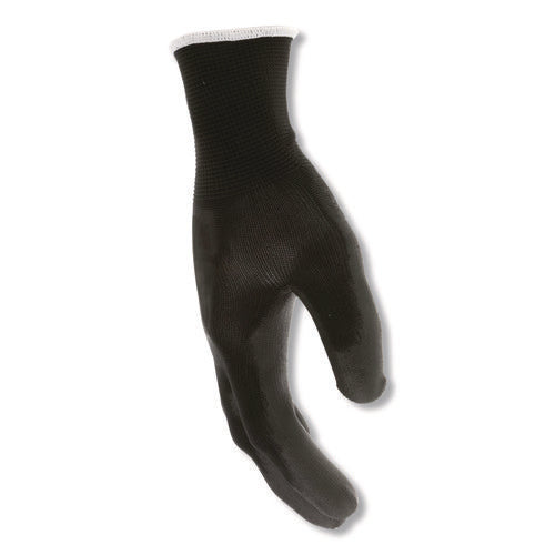 Image of MCR Safety Work Gloves, Black, Small, Dozen