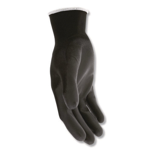 Image of MCR Safety Work Gloves, Black, Small, Dozen