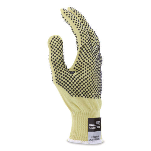 Image of MCR Safety CutPro Kevlar Gloves 9396, Yellow/Black, Small, Pair