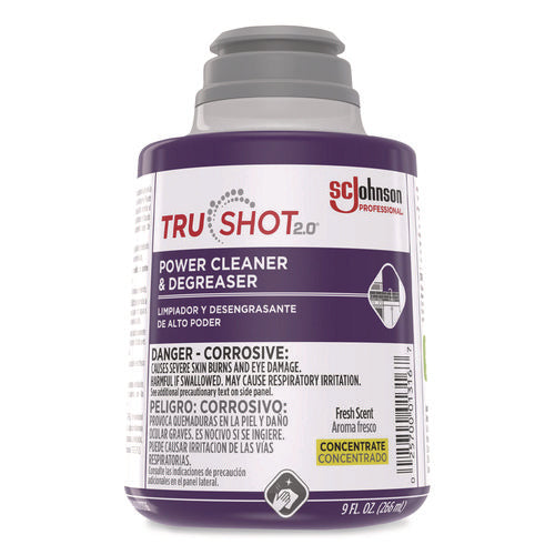 Image of SC Johnson Professional® TruShot 2.0 Power Cleaner, Fresh Scent, 9 oz Cartridge, 4/Carton