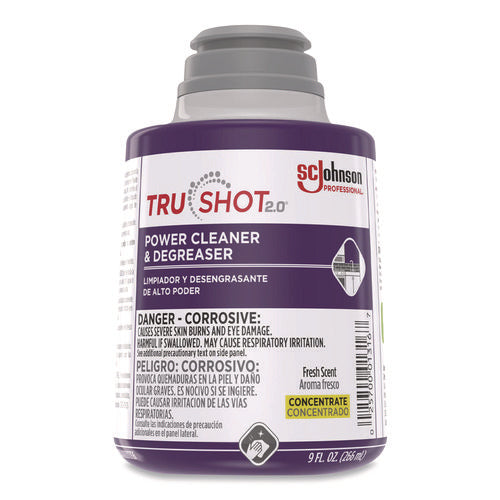 Image of SC Johnson Professional® TruShot 2.0 Power Cleaner, Fresh Scent, 9 oz Cartridge, 4/Carton