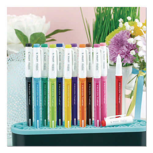 Image of Pilot® FriXion Fineliner Erasable Porous Point Pen, Stick, Fine 0.7 mm, Assorted Ink, Assorted Barrel, 12/Pack