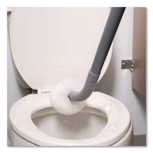 Image of Unger® Toilet Bowl Swab, 26" Handle, Gray/Red/White