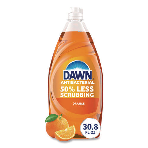Image of Dawn® Ultra Antibacterial Dishwashing Liquid, Orange Scent, 30.8 oz Bottle, 8/Carton