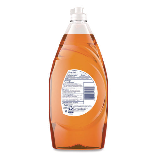 Image of Dawn® Ultra Antibacterial Dishwashing Liquid, Orange Scent, 30.8 oz Bottle, 8/Carton