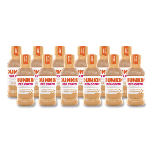 Image of Dunkin'® French Vanilla Iced Coffee Drink, 13.7 Oz Bottle, 12/carton