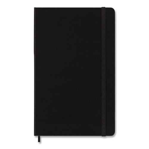 Image of Moleskine® Hard Cover Notebook, 1-Subject, Quadrille Rule, Black Cover, (120) 8.25 x 5 Sheets