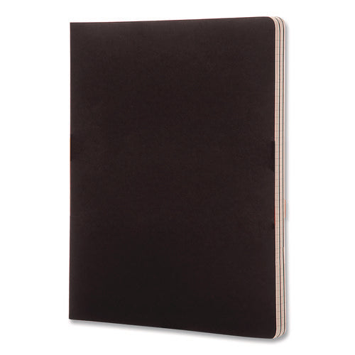 Image of Moleskine® Cahier Journal, 1-Subject, Narrow Rule, Black Cover, (120) 9.75 x 7.5 Sheets, 3/Pack