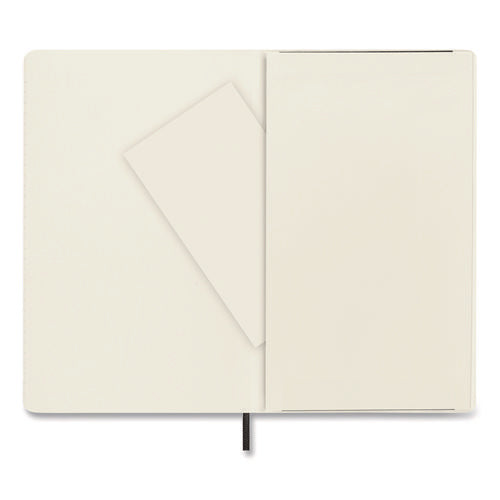 Image of Moleskine® Classic Softcover Notebook, 1-Subject, Narrow Rule, Black Cover, (192) 8.25 x 5 Sheets