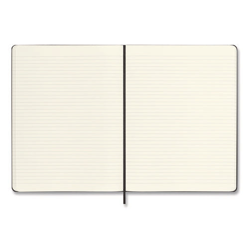 Image of Moleskine® Classic Colored Hardcover Notebook, 1-Subject, Narrow Rule, Black Cover, (192) 10 x 7.5 Sheets