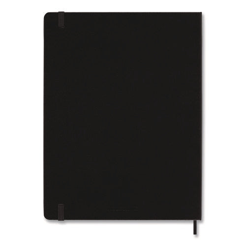 Image of Moleskine® Classic Colored Hardcover Notebook, 1-Subject, Narrow Rule, Black Cover, (192) 10 x 7.5 Sheets