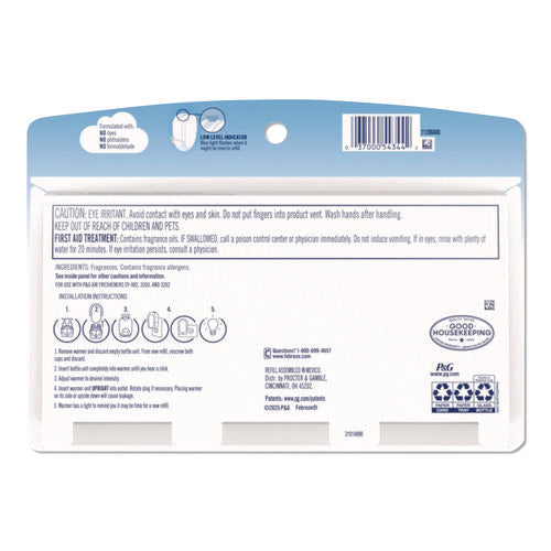 Image of Febreze® PLUG Air Freshener Refills, Linen and Sky, 0.87 oz, 3/Pack