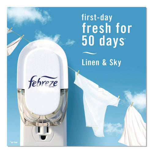 Image of Febreze® PLUG Air Freshener Refills, Linen and Sky, 0.87 oz, 3/Pack