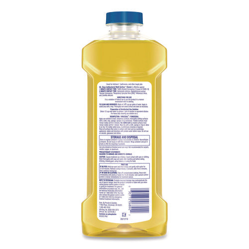 Image of Mr. Clean® Multi-Surface Antibacterial Cleaner, Lemon Scent, 23 oz Bottle, 6/Carton
