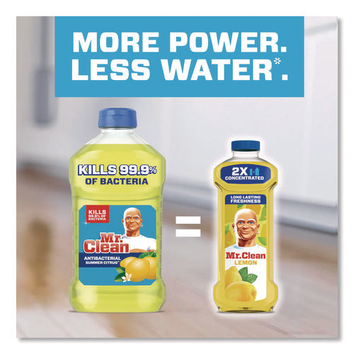 Image of Mr. Clean® Multi-Surface Antibacterial Cleaner, Lemon Scent, 23 oz Bottle, 6/Carton
