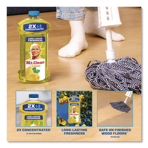 Image of Mr. Clean® Multi-Surface Antibacterial Cleaner, Lemon Scent, 23 oz Bottle, 6/Carton