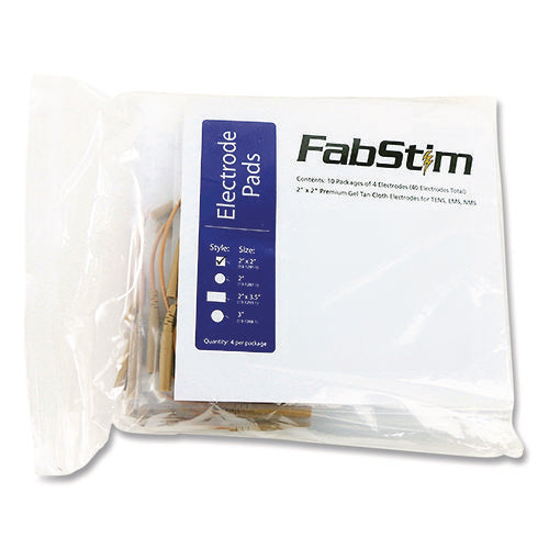 Image of FabStim® Self-Adhesive Electrodes, 2 x 2 Square, 4/Pack