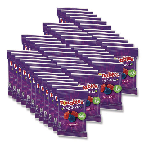 Image of Ferrara® Funables Fruity Snacks, Mixed Berry, 2.5 oz Bag, 48/Carton