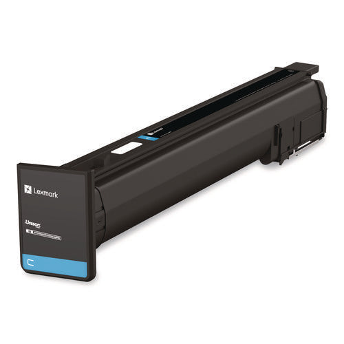 Image of Lexmark 79L1HC0 Extra High-Yield Toner, 46,900 Page-Yield, Cyan