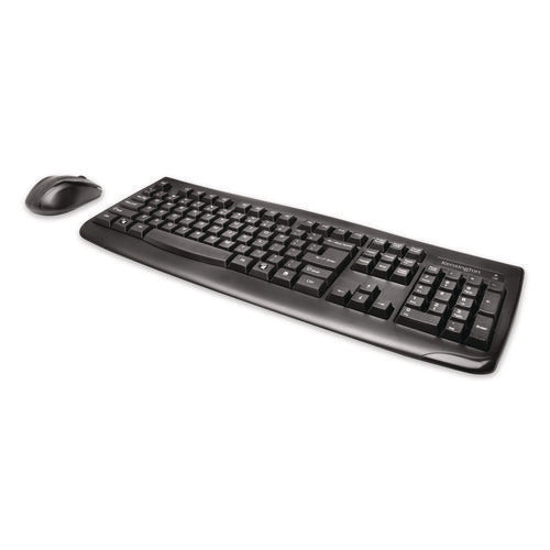 Image of Kensington® Pro Fit Wireless Desktop Set, 2.4 GHz, 6 ft, Black
