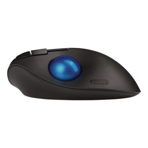 Image of Kensington® Pro Fit Ergo TB450 Trackball, 2.4 GHz Frequency/6 ft Wireless Range, Right Hand Use, Black