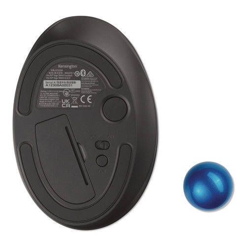 Image of Kensington® Pro Fit Ergo TB450 Trackball, 2.4 GHz Frequency/6 ft Wireless Range, Right Hand Use, Black