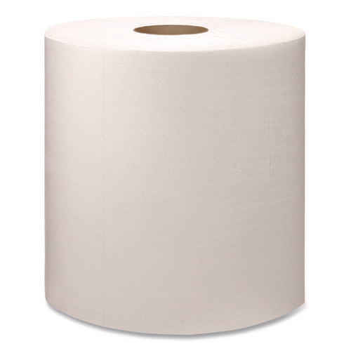 Image of Tork® Light Duty Cleaning Cloth, Giant Roll, 1-Ply, 9 x 12.4, White, 1,450 Sheet Roll/Carton