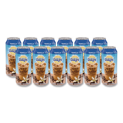 Image of International Delight® Iced Coffee, Vanilla, 15 oz Can, 12/Carton