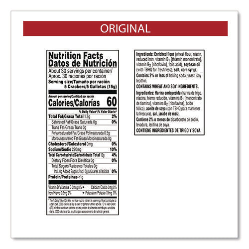 Image of Kellogg's® Zesta Original Saltine Crackers, Original Flavor, 16 oz Box