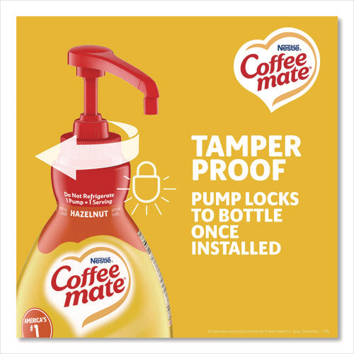 Image of Coffee mate® Liquid Coffee Creamer, Hazelnut, 1.5 L Pump Bottle