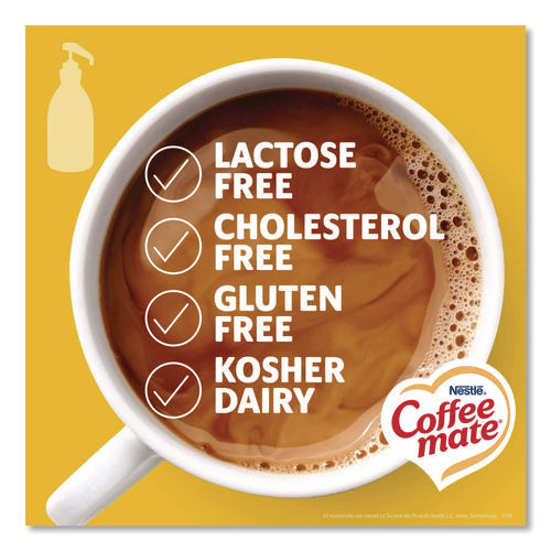Image of Coffee mate® Liquid Coffee Creamer, Hazelnut, 1.5 L Pump Bottle, 2/Carton
