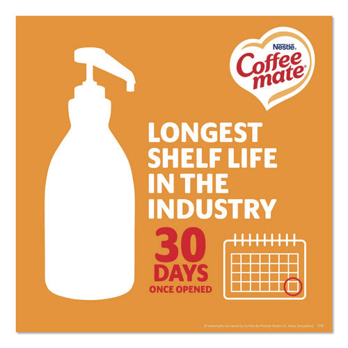Image of Coffee mate® Liquid Creamer Pump Bottle, Caramel, 50.7 oz Pump Bottle, 2/Carton