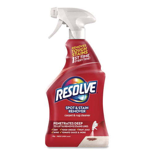 Image of RESOLVE® Triple Oxi Advanced Trigger Carpet Cleaner, Fresh Linen, 22 oz Spray Bottle