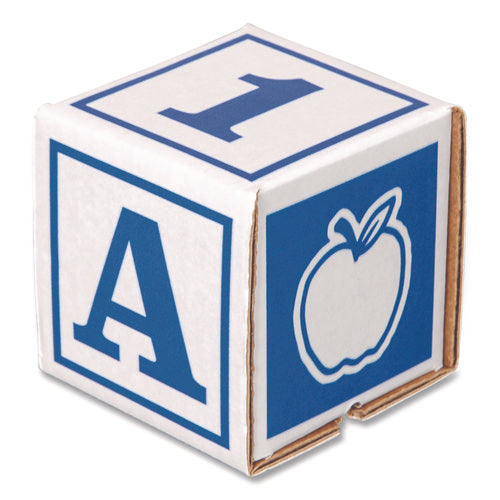 Image of Bankers Box® At Play 123 ABC Learning Blocks, Corrugated Board, Assorted, 50/Pack
