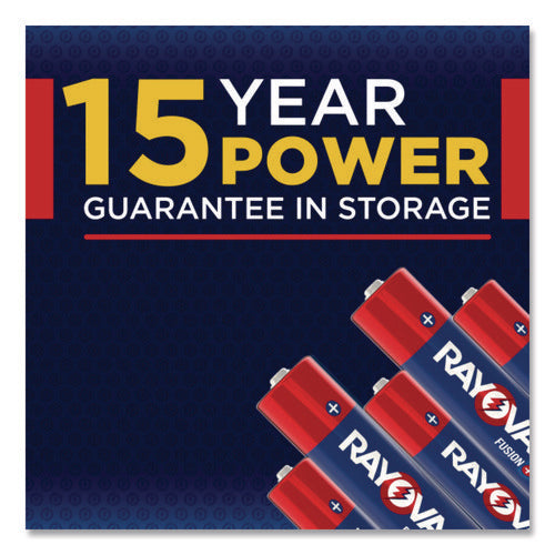 Image of Rayovac® Fusion Performance, Alkaline AA Batteries, 16/Pack