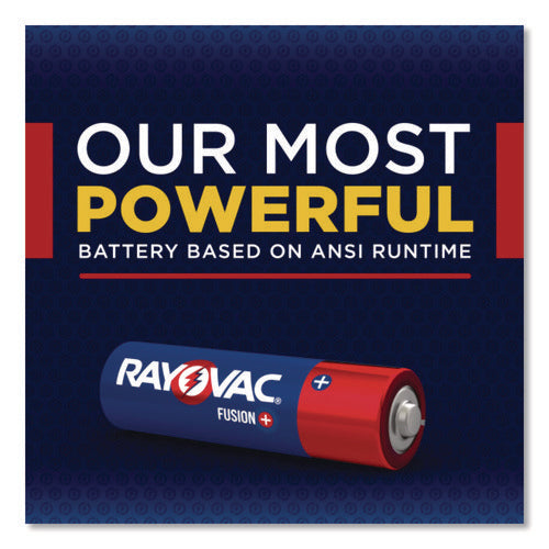 Image of Rayovac® Fusion Performance, Alkaline AA Batteries, 16/Pack