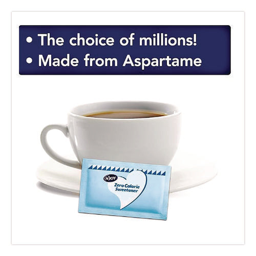 Image of N'Joy Blue Aspartame Artificial Sweetener, 0.04 oz Packet, 400/Box