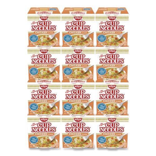 Image of Nissin® Cup Noodles, Chicken, 2.25 oz Cup, 12/Carton