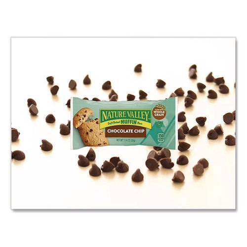 Image of Nature Valley® Chocolate Chip Soft-Baked Muffin Bar, 1.24 oz Bar, 12/Box