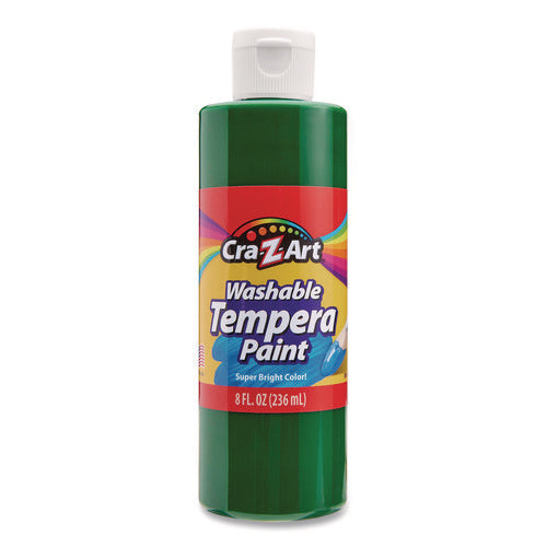 Image of Cra-Z-Art® Washable Tempera Paint, 10 Assorted Colors, 8 oz Bottle, 10/Pack