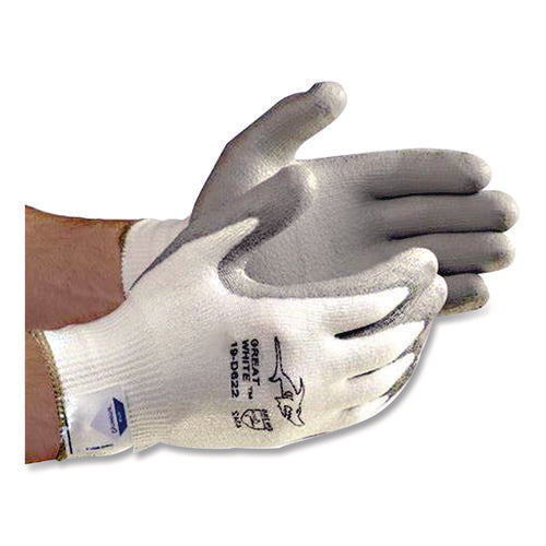 Image of PIP Great White 3gx Seamless Knit Dyneema Diamond Blended Gloves, Large, White/gray