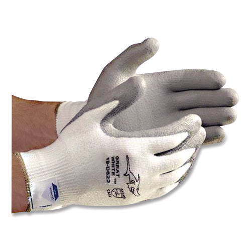 Image of PIP Great White 3gx Seamless Knit Dyneema Diamond Blended Gloves, X-Large, White/gray
