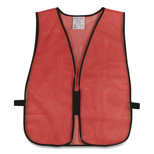 Image of PIP Hook and Loop Safety Vest, One Size Fits Most, Hi-Viz Orange