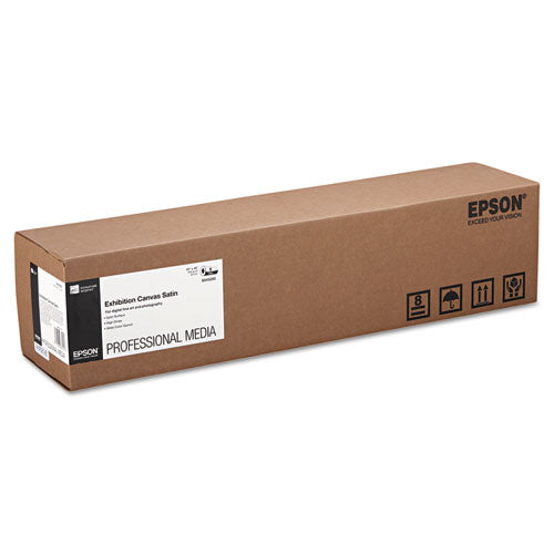 Image of Epson® Exhibition Canvas, 23 Mil, 24" X 40 Ft, Satin White