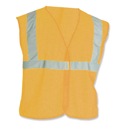 Image of PIP ANSI Class 2 Hook and Loop Safety Vest, 2X-Large, Hi-Viz Orange