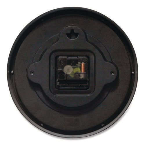 Image of Infinity Instruments Metro Wall Clock, 9" Diameter, Black Case, 1 Aa (sold Separately)